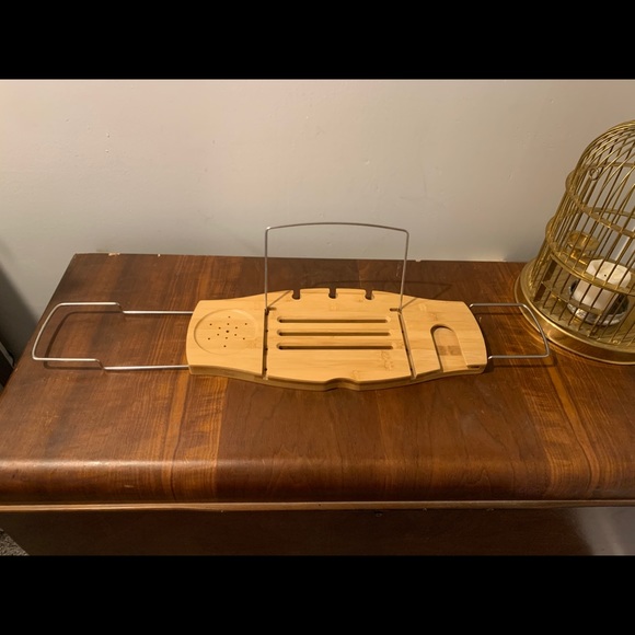 Umbra Bamboo Bath Table/Tray & Caddy - Picture 5 of 7